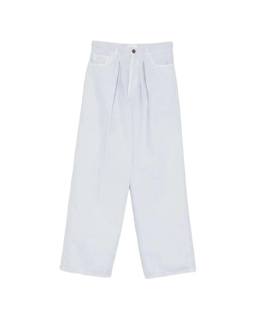Haikure White Jean Candy Twill 45 À Plis