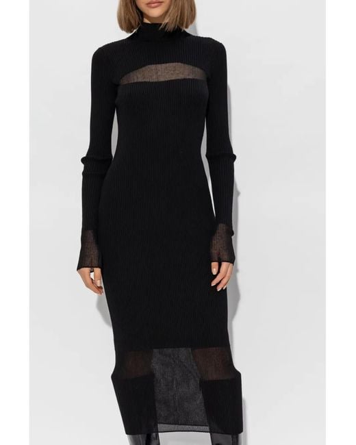 DIESEL Black M-Slint Midi Dress