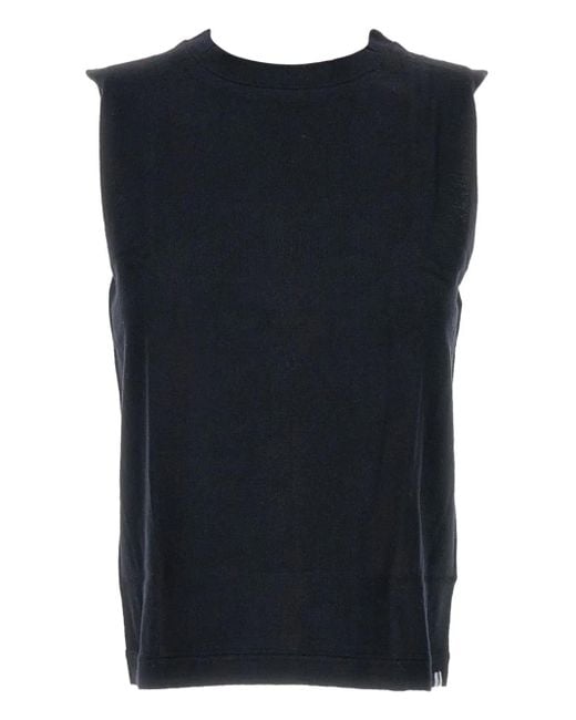 Extreme Cashmere ノースリーブ トップ Blue