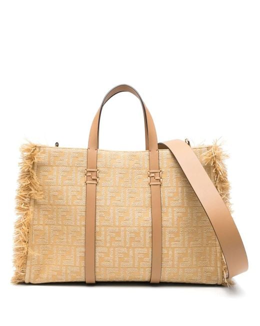 Fendi Natural Summer Tote Bag