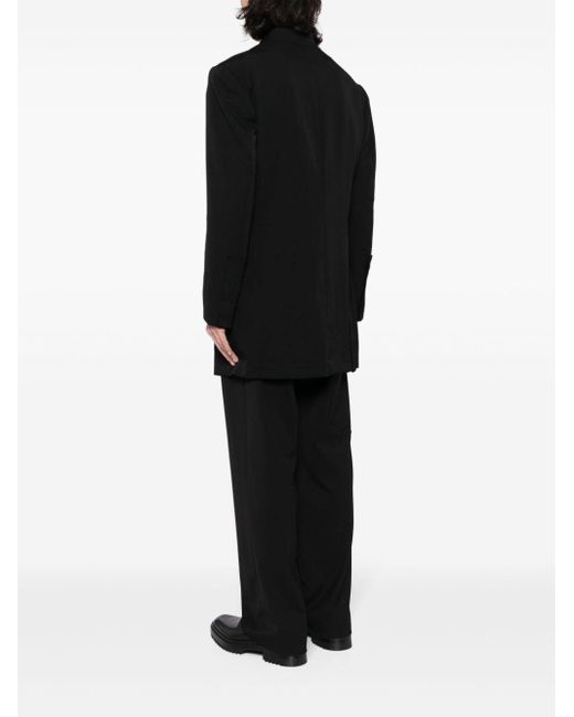 Veste en laine à simple boutonnage Yohji Yamamoto pour homme en coloris Black
