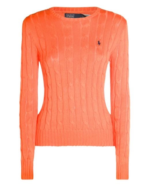Maglione Girocollo di Polo Ralph Lauren in Orange