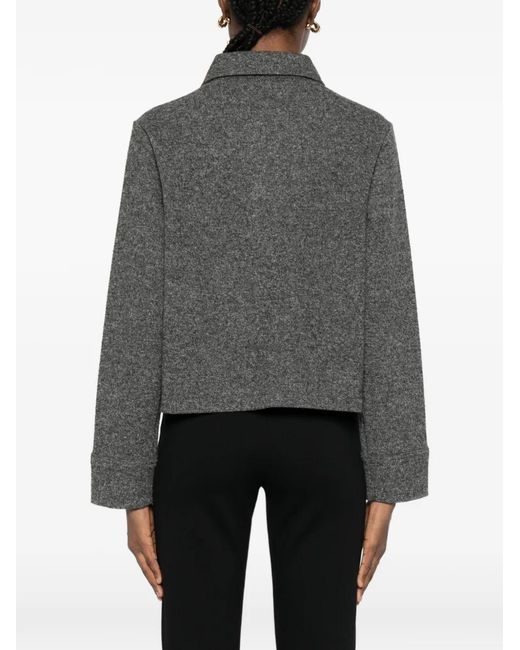 Marc O' Polo Gray Veste À Col Pointu