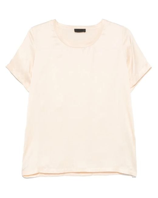 Liu Jo Natural Satin T-Shirt