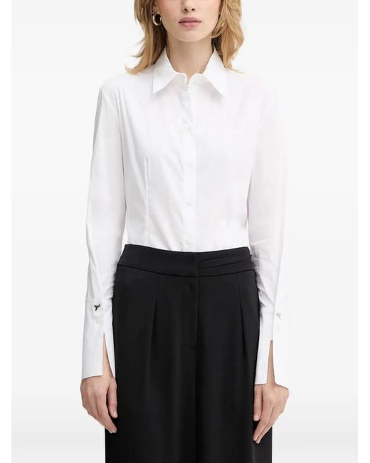 Patrizia Pepe White Buttoned Shirt