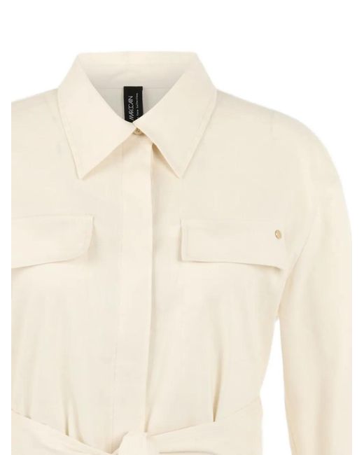 Marc Cain White Belted Blouse