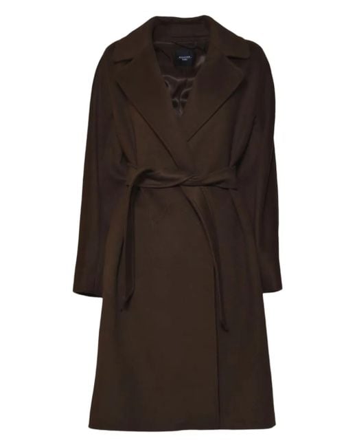 Weekend by Maxmara Brown Belted Coat