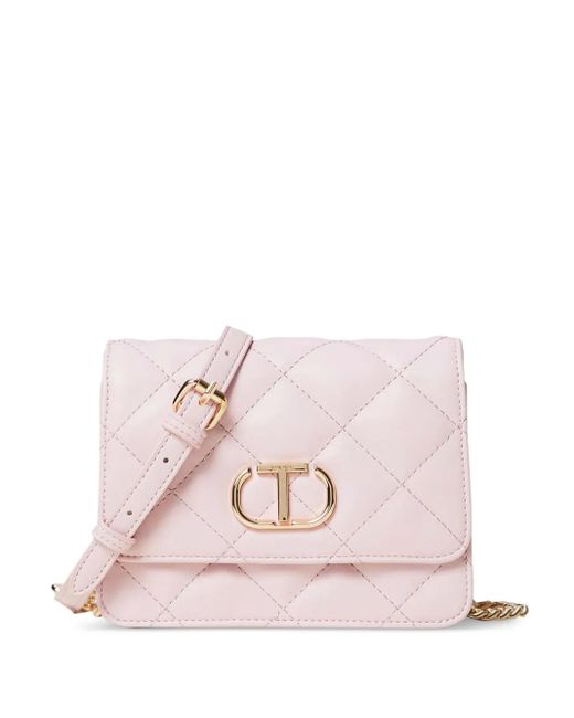 Twinset キルティング ショルダーバッグ Pink