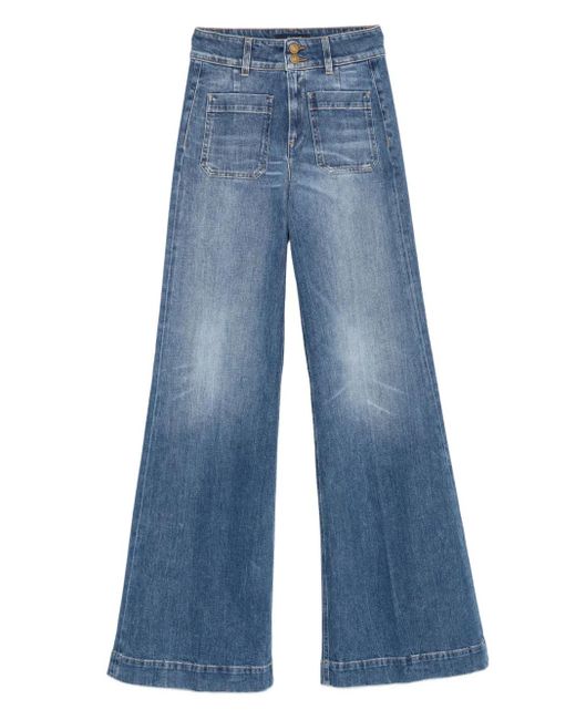 Seafarer Blue Double-Pocket Jeans