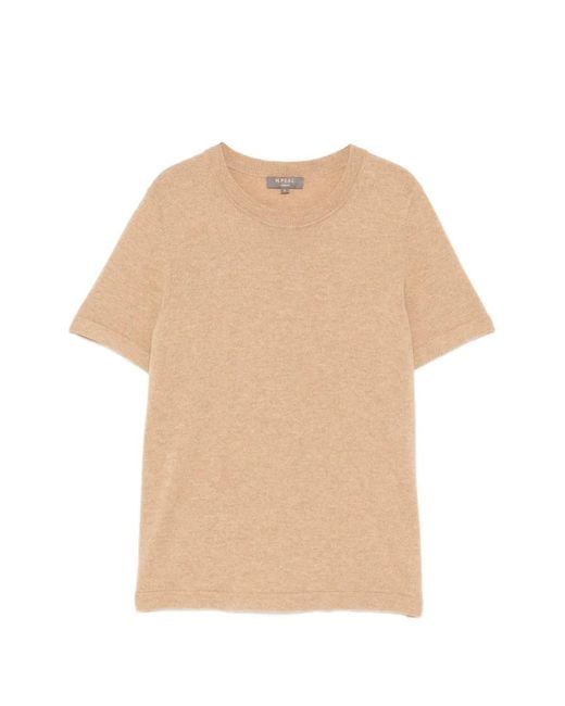 T-Shirt Lottie N.Peal Cashmere en coloris Natural