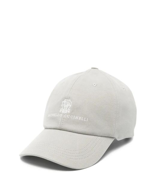 Brunello Cucinelli White Cappelli for men