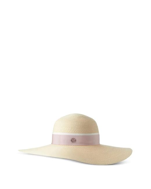 Maison Michel Natural Blanche Straw Hat