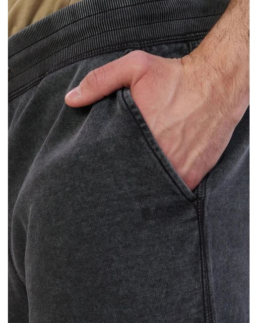 Boss Natural Drawstring-Waist Track Shorts for men