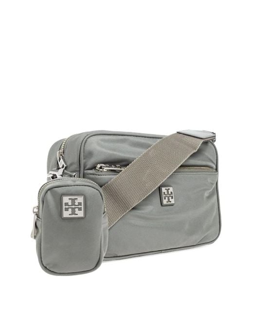 Tory Burch Gray Virginia Shoulder Bag