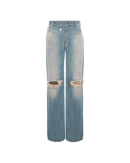 Vaqueros Chatelaine Con Efecto Envejecido SEEN USERS de color Blue