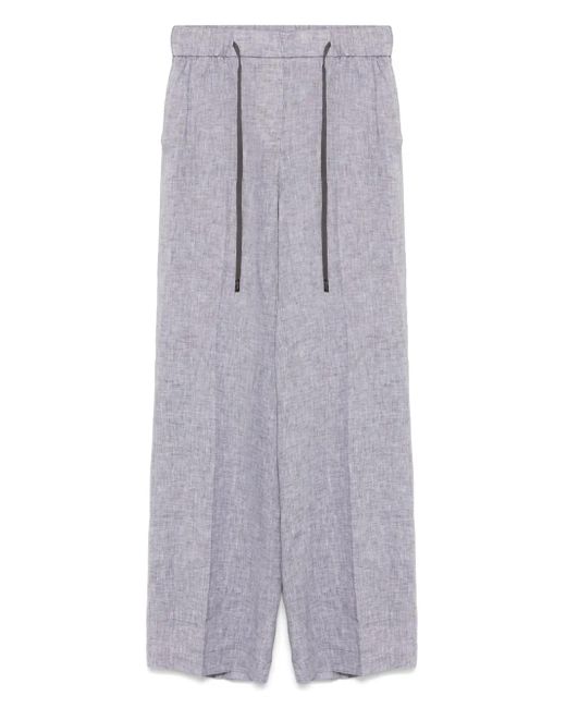 Peserico メランジパンツ Gray