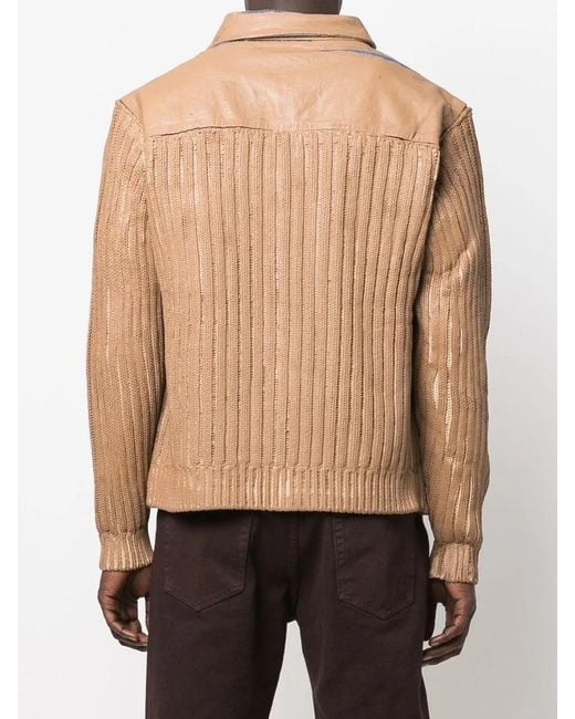DIESEL Natural Panelled Denim Jacket for men