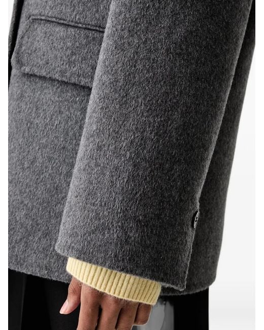 ViCOLO Gray Double-Breasted Blazer