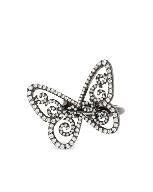 Messika White 18Kt Arabesque Diamond Cocktail Ring