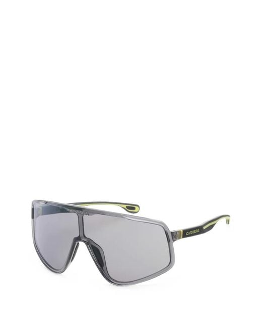Carrera Gray Geometric-Frame Sunglasses
