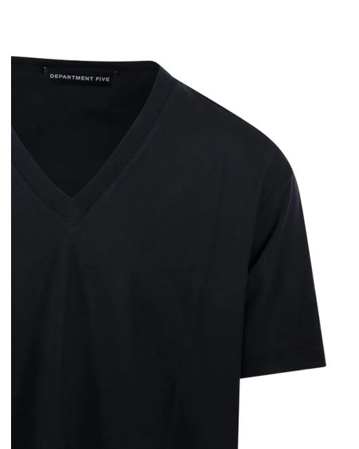 メンズ Department 5 コットン Tシャツ Black