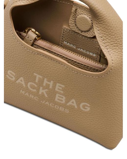 Mini Sac Cabas The Sack Marc Jacobs en coloris Metallic