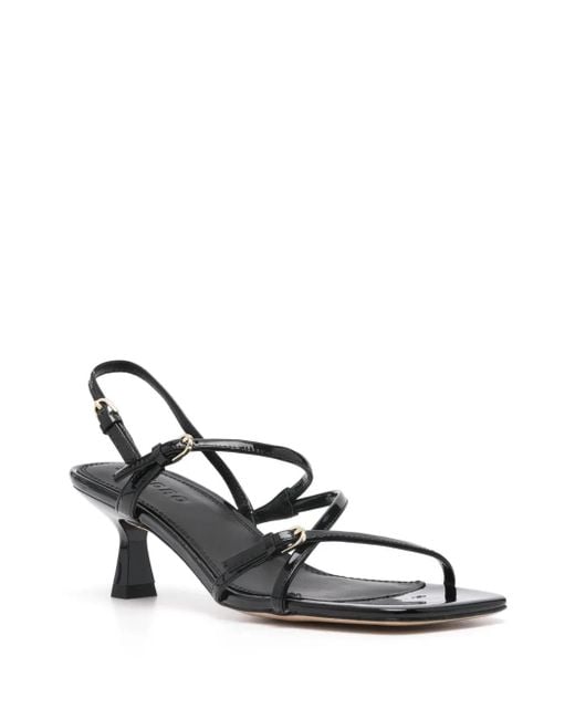 Sandro Black Sandals With Straps