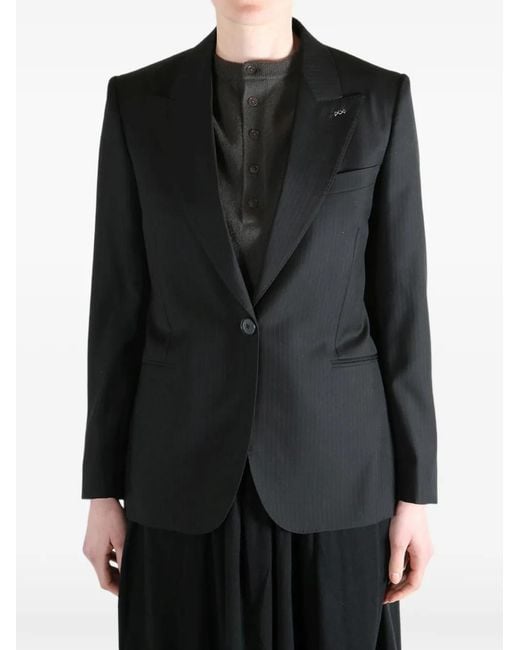 Givenchy Black Single-Breasted Blazer