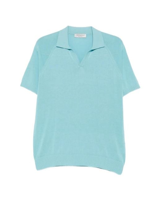 Jeordie's Blue V-Neck T-Shirt for men