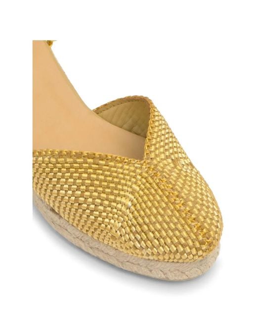 Castaner Metallic Cora Wedge Espadrilles