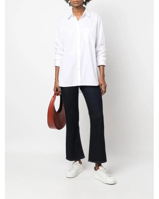 Rag & Bone White Classic Button-Up Shirt