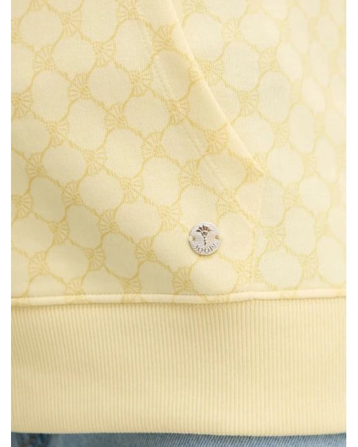 Joop! Blue Pattern-Embellished Logo-Detail Hoodie