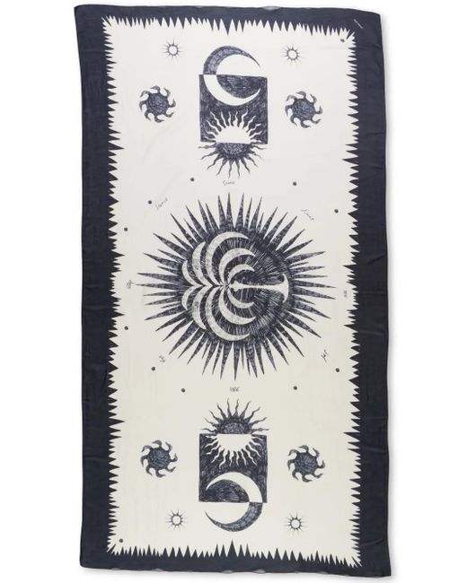 Osklen Blue Trace Scarf