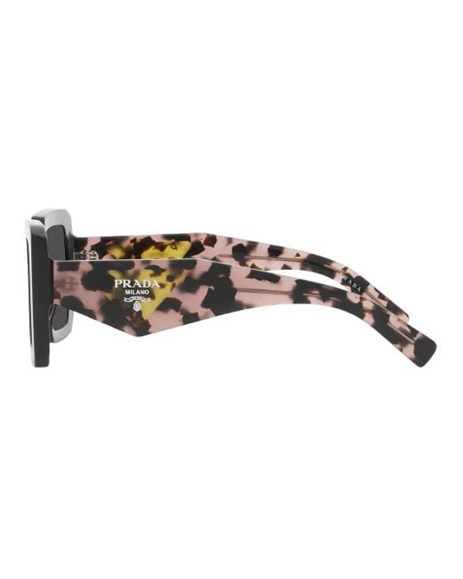 Prada Black Tinted Oversize-Frame Sunglasses