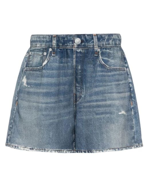 Rag & Bone Blue Miramar Denim Shorts