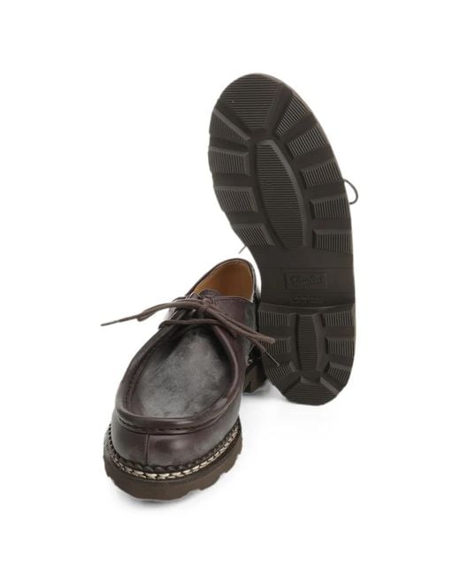 Stringate Michael Norwegian di Paraboot in Gray da Uomo