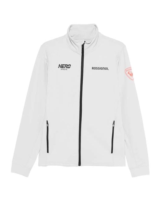 Rossignol White Hero Logo-Print Jacket for men