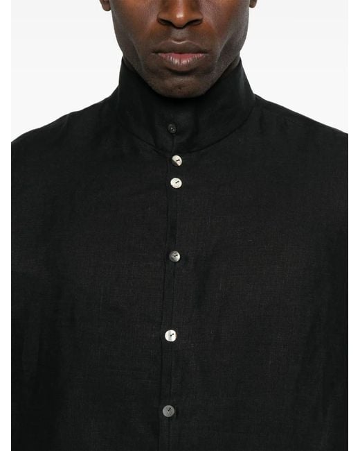 Camicia di Label Under Construction in Black da Uomo