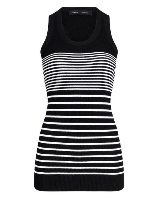 Proenza Schouler Roberts Top in het Black