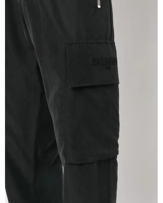 Balmain Cargo Broek in het Black voor heren