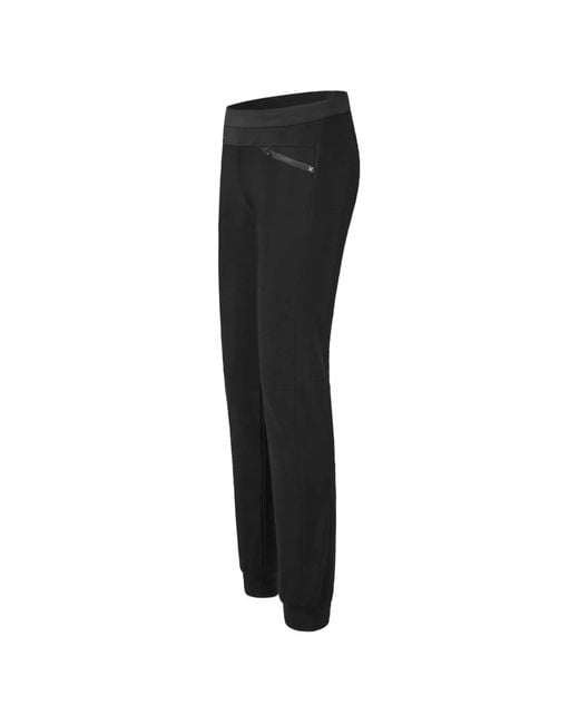Montura Black Zip-Pocket Track Pants