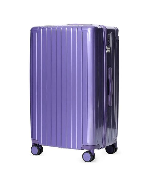 Lufly Purple Gerippter Light Koffer