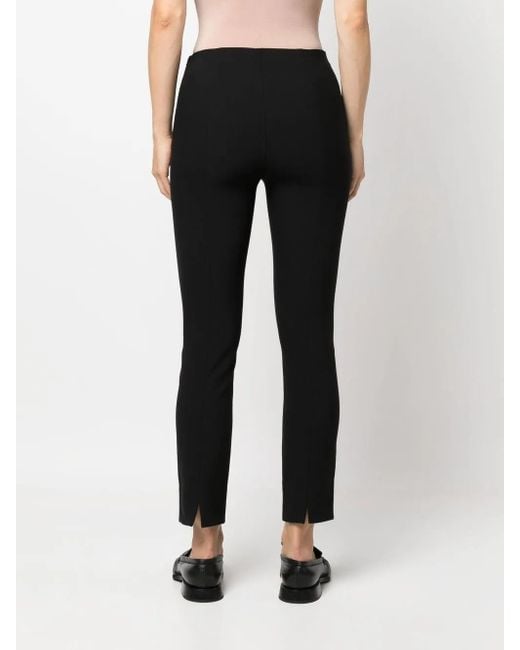 Vince Black Slim-Fit Pull-On Trousers