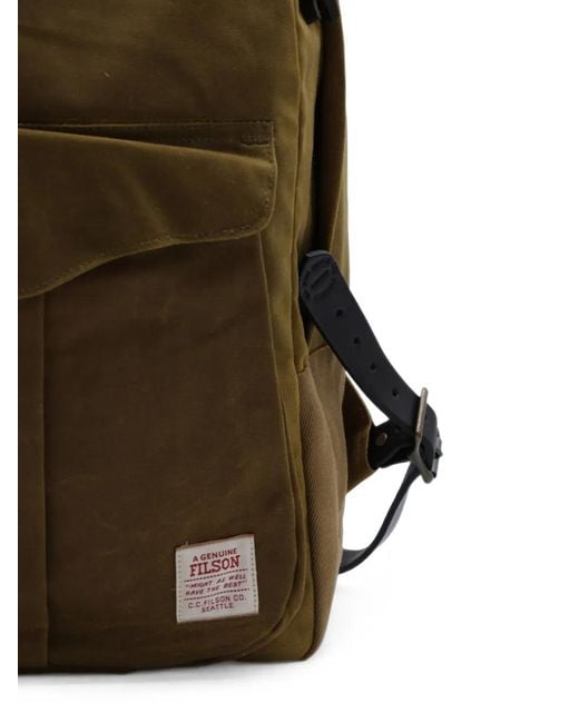 Filson Green Journeyman Logo-Patch Backpack for men