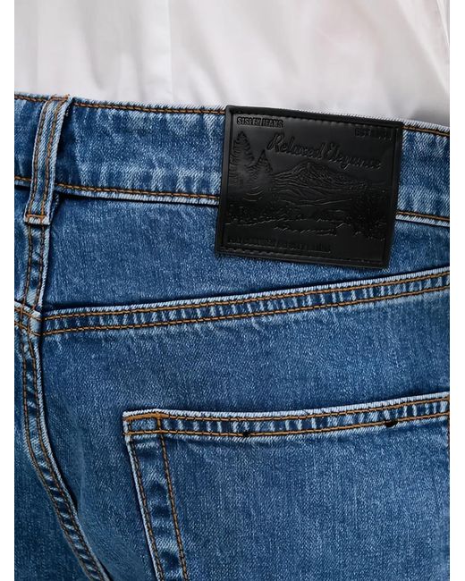 Vaqueros Con Bolsillos Sisley de hombre de color Blue