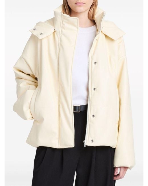 Proenza Schouler Natural Daylia Faux-leather Puffer Jacket