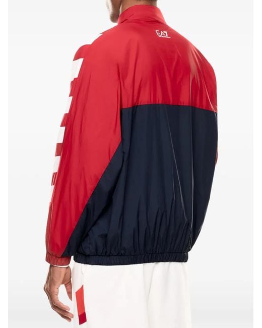 EA7 Red Summer Block Jacket for men