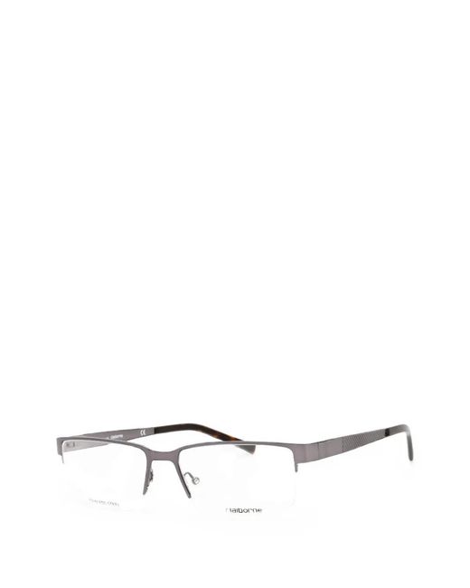 Liz Claiborne White Rectangle-Frame Glasses for men