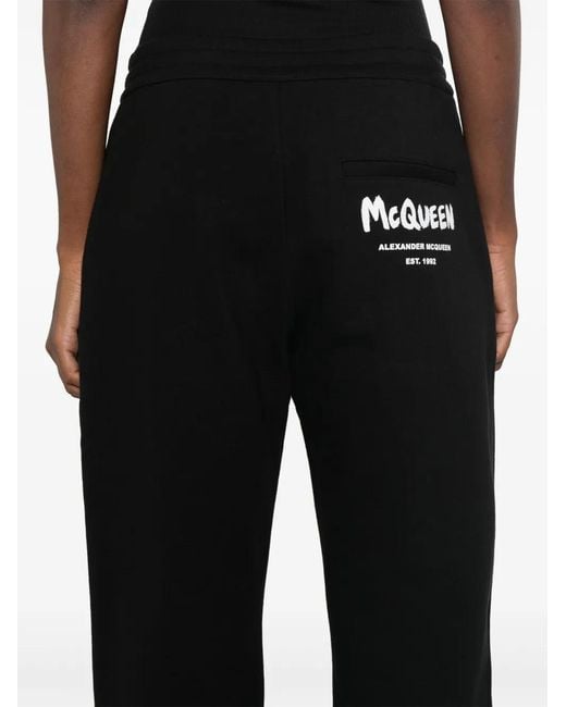 McQueen Black Jogging Pants