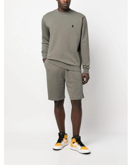 メンズ Marcelo Burlon Cross Basket ショートパンツ Gray